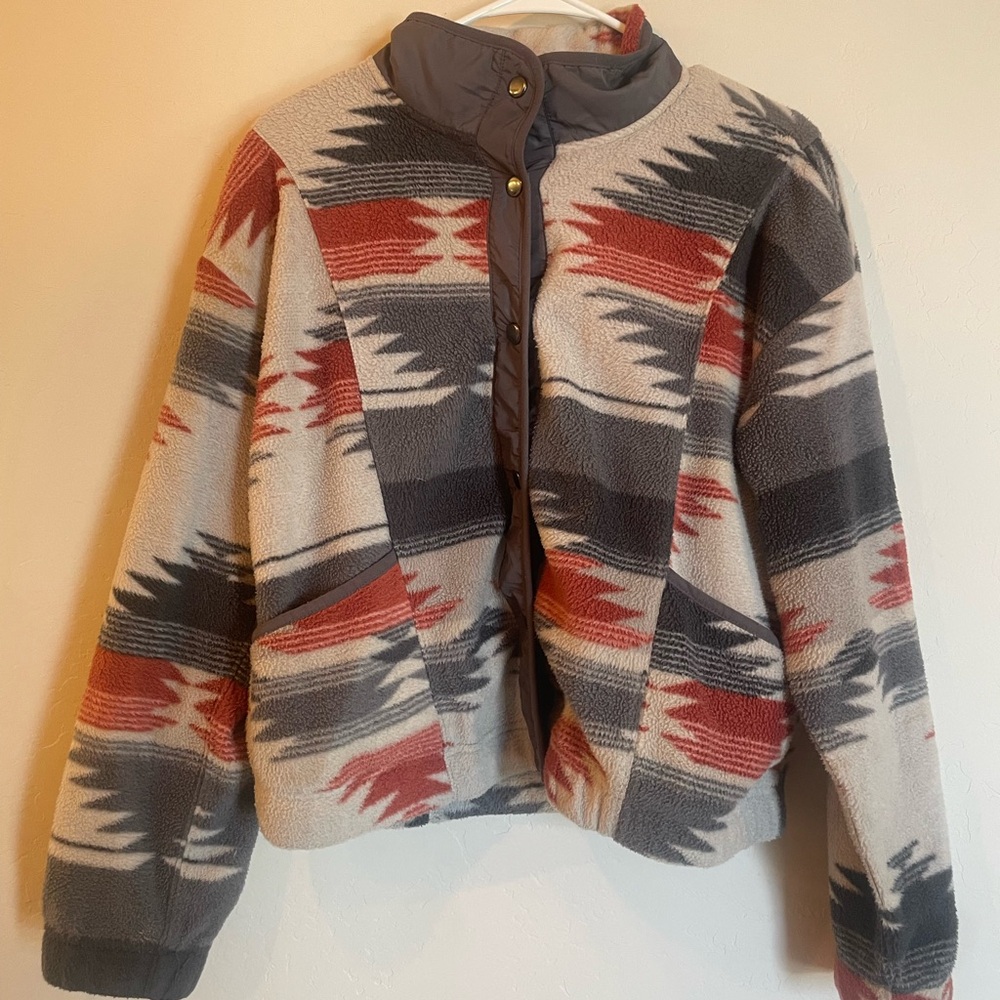 Cozy Women's Multicolor Western Jacket